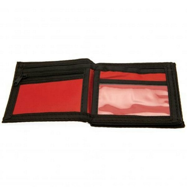 Arsenal FC Canvas Touch Fastening Wallet - Black/Red