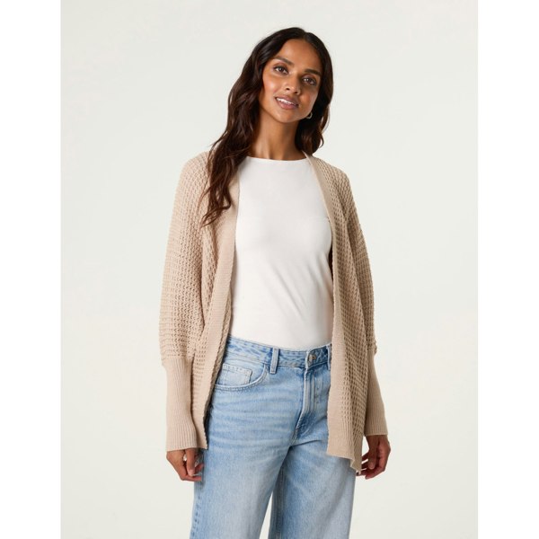 Blue Vanilla Textured Cardigan