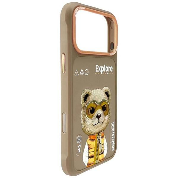 Nimmy Friends Nimmy Cool & Cute 2.0 Bear Case with MagSafe for iPhone 17 Pro 6.3" Brown Orange - N-KMLL-IP17-PRO-011-B