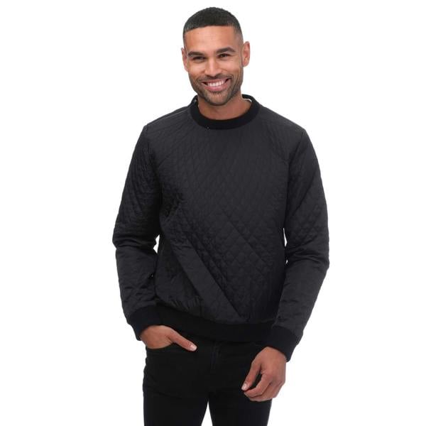 Armani Mens Crew Neck Sweatshirt - Black - 