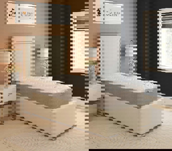 DS Living Contour Memory Foam 800 Pocket Sprung Hybrid Mattress- 4ft6 - Double - Essentials by DS Living