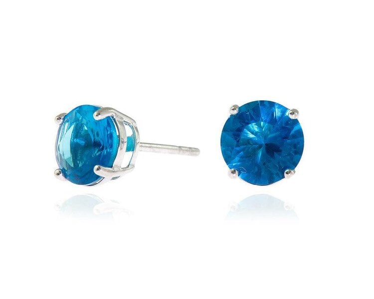 Cachet London Lana 8mm  Sapphire Earrings