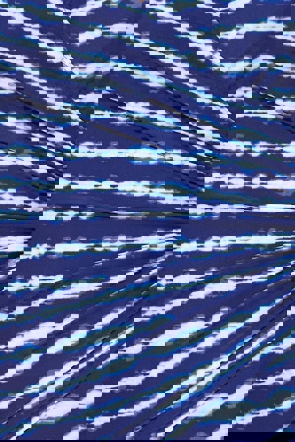 Tie Dye Side Gather Swimsuit