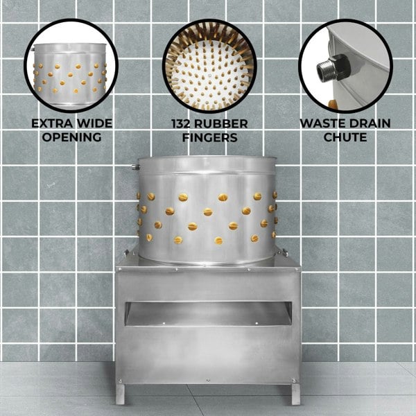 KuKoo Poultry Plucker Machine – 60cm