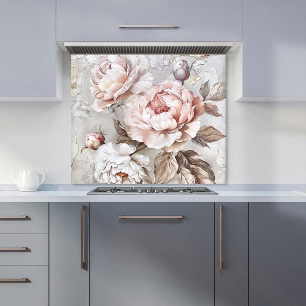 Warren Reed - Designer Vintage Rose Elegance Kitchen Splashback