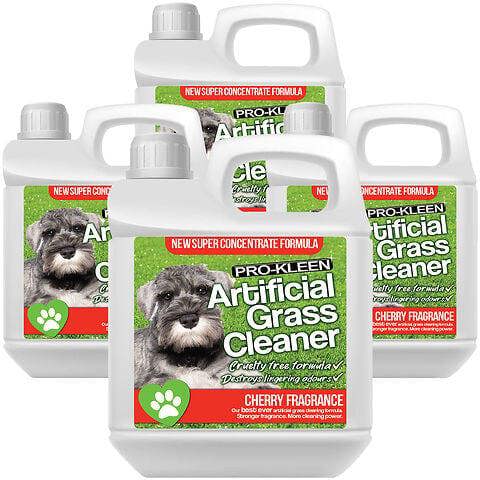 ProKleen Pro-Kleen Artificial Grass Cleaner for Dogs and Pet Friendly Cruelty Free Disinfectant with Deodoriser 4 in 1 Cherry 4L