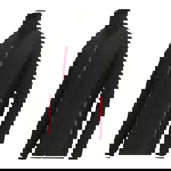 Regatta Mens Full Zip Padded Jacket - Black/Classic Red