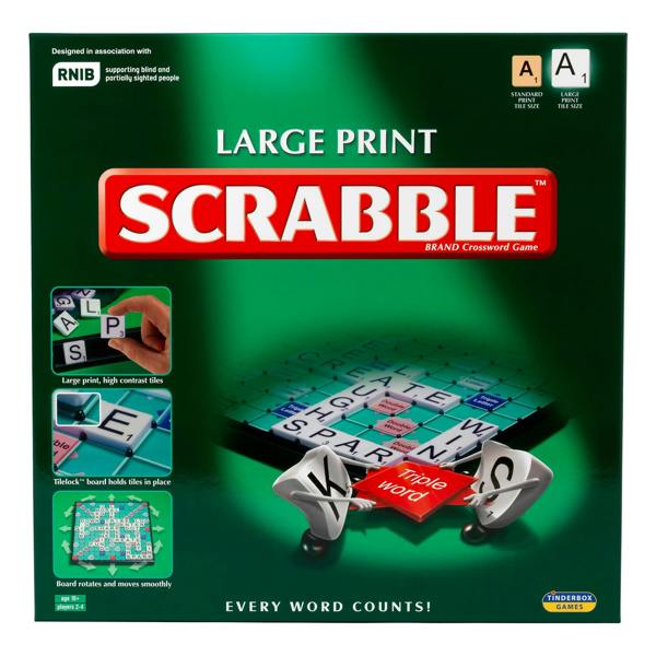 Scrabble Large Print Scrabble Word Game