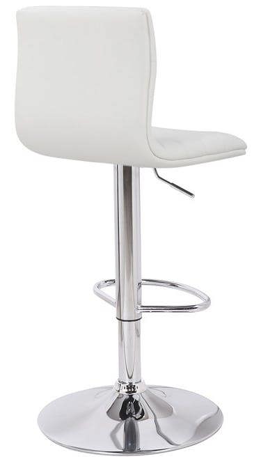 Lamboro Aldo Swivel Kitchen Barstool with Adjustable Height and Chrome Base