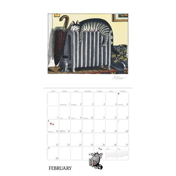 Unbranded B Kliban, Cat Special Edition Calendar 2027, Wall Calendars, Month To View, Humour, Gift
