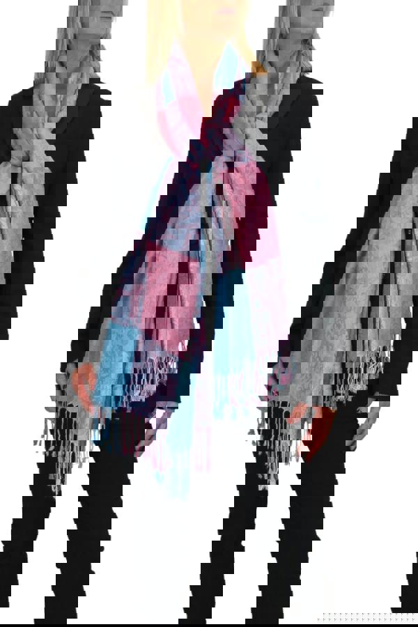 Paulo Due Paisley Design Pashmina-Style Scarf