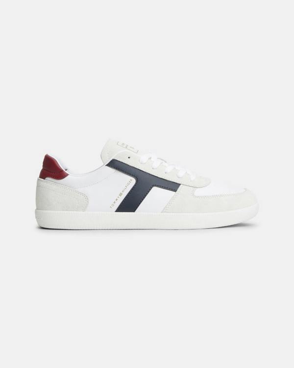 Tommy Hilfiger TH Tribeca Mix Mens Trainers - White