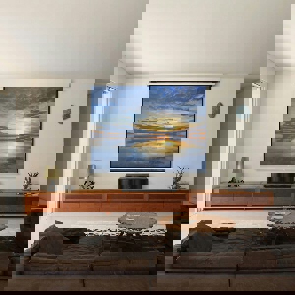 Manual Pull Down Retractable Projector Screen 4:3 Projector Screens Living and Home 153cm L x 105cm W