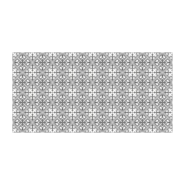 WALPLUS WFS6016 - Cement Antique Floral Tulip Pattern Floor Stickers 120cm x 60 cm