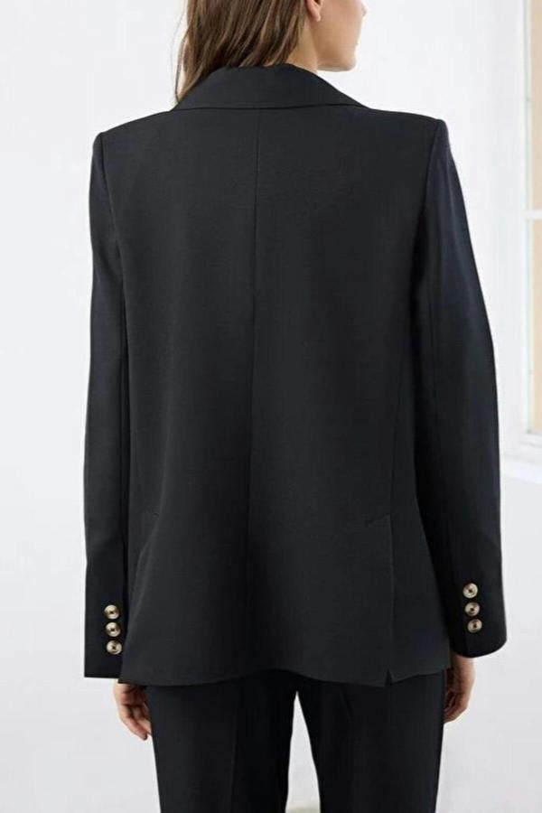 WOVCOR Lined Woven Blazer Jacket