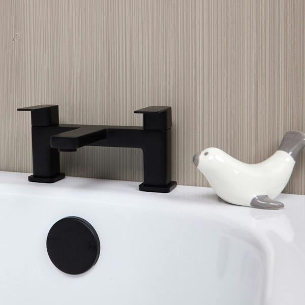 Flode Glan | Bath Filler | Matt Black