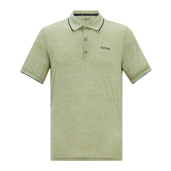 Regatta Mens Remex II Jersey Polo Shirt - Light Sage - 