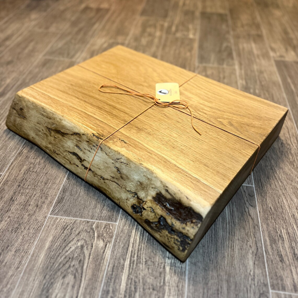 Giraffes & Craftz XL Thick Oak Live Edge James Martin Style Chopping Board Block