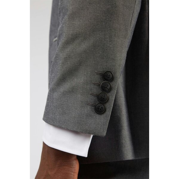 Limehaus Slim Fit Silver Grey Jacket