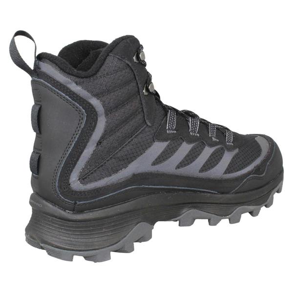 Merrell Mens Merrell Grip Vibram Sole Waterproof Ankle Boots Moab Speed Thermo Mid Wp