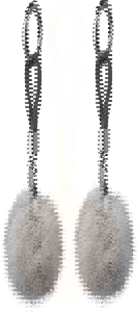 Pom Pom Keyring Light Sapphire