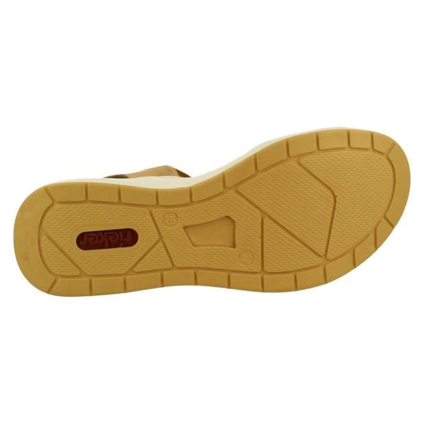 Rieker Ladies Rieker Wedge Heeled Strappy Sandals 64300