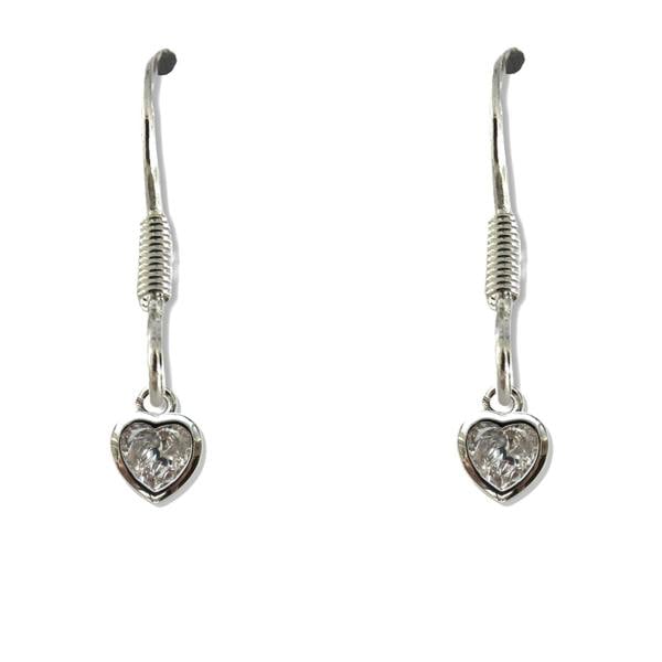 Aye Do Gifts Cubic Zirconia Heart Drop Earrings for Women