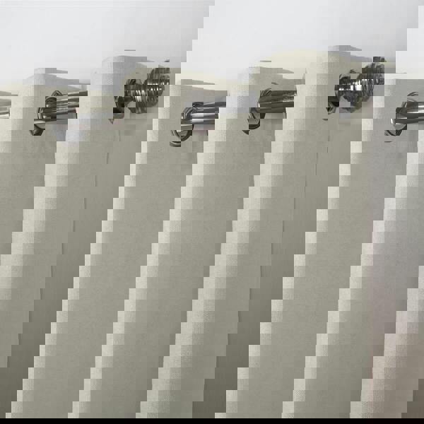 Luxury Living Velvet Chenille Ring Top Curtains