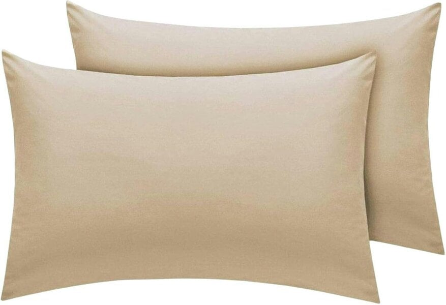 Night Zone Microfibre Pillowcases Pair – Soft Touch Hypoallergenic Easy Care Bed Linen