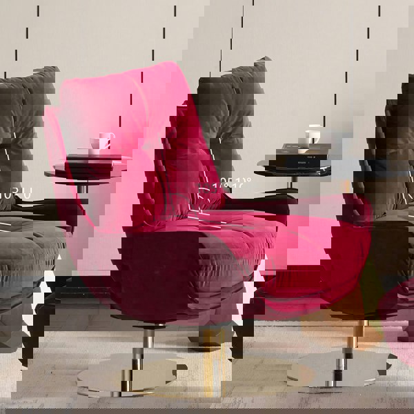 Rit Concept Bonnet Swivel Lounge Chair With Ottoman