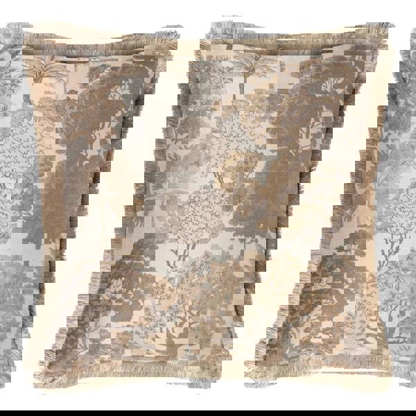 Wylder Nature Woodlands Jacquard Floral Cushion Cover - Natural