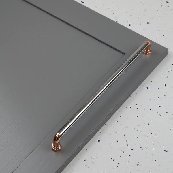 Handle & Home Copper & Chrome Industrial Handles