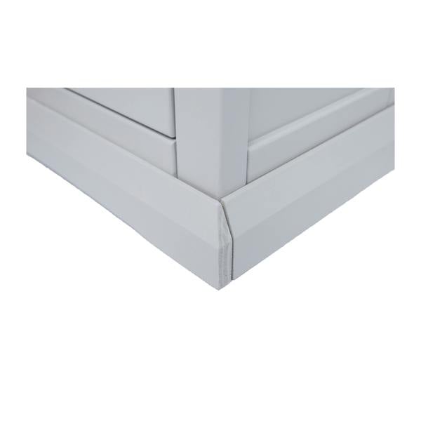 Cabinet Bits Loreo Light Grey 1 Drawer TV Cabinet Wood Knob