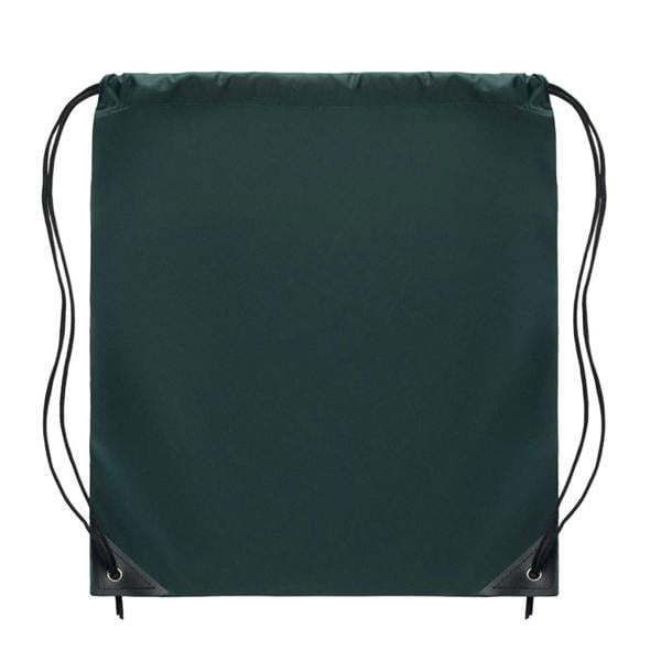 MidOcean Shoop Polyester 190T Drawstring Bag - Dark Green - 