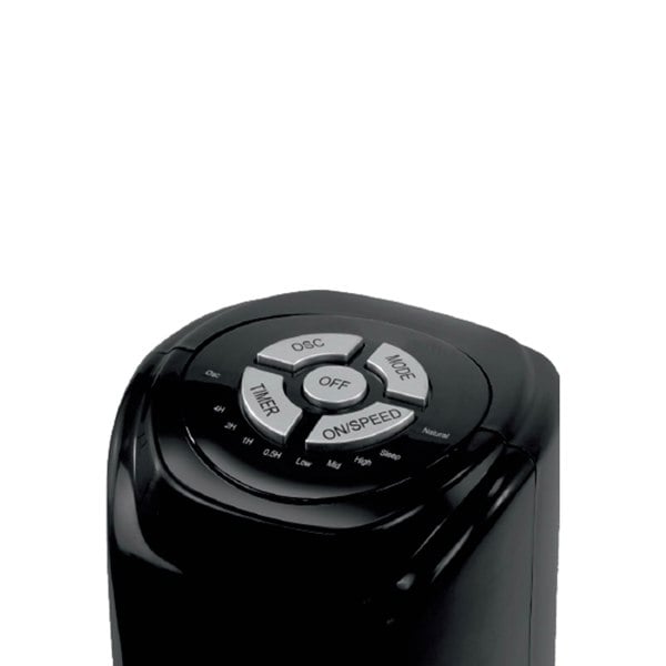 igenix Tower Fan, Oscillating, 7.5 Hour Timer, 29 Inch, Black
