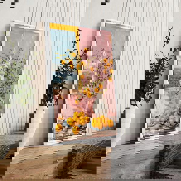 Large Canvas For Living Room | Set of 3 Italian Lifestyle Wall art Prints