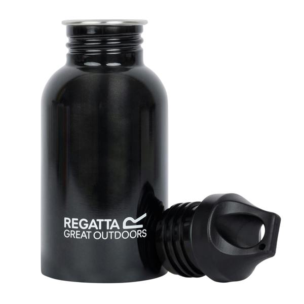 Regatta Stainless Steel 500ml Water Bottle - Black - 