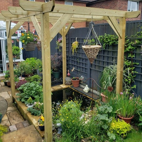 LayzeePergola Heavy Duty Timber Pergola | Complete DIY Kit | Slow Grown Spruce.