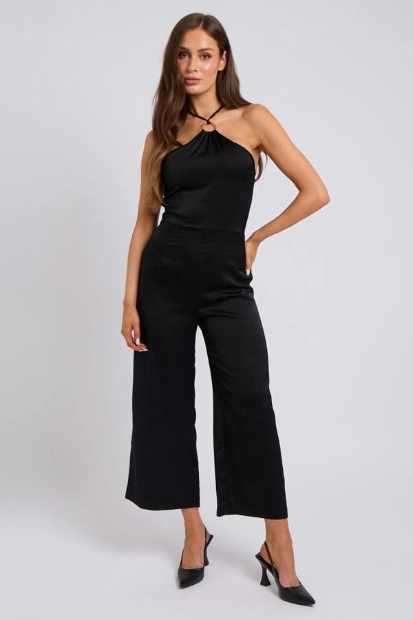 Urban Bliss Halter Neck O Ring Jumpsuit