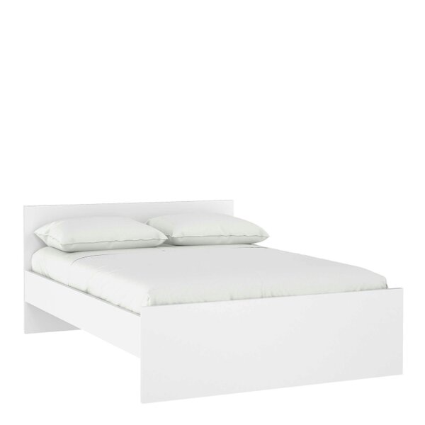 Wyld Haus Budapest 4ft6 Double White Wooden Bed Frame