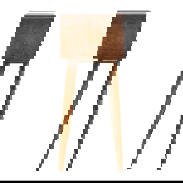 Artisan Furniture Solid Wood Curved Chestnut Console Table