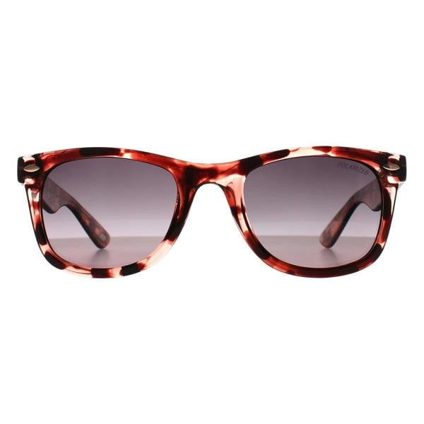 Skechers Sunglasses SE6216 54D Red Tortoise Smoke Dark Brown Polarized