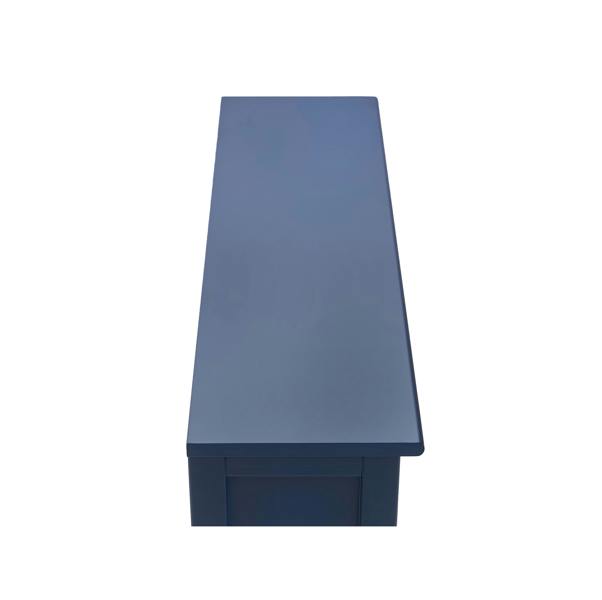 Cabinet Bits Palazzi  Low Bookcase Blue H97 W89 D25cm
