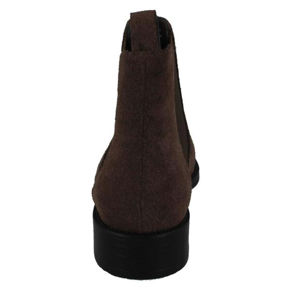 Leather Collection Ladies Leather Collection Suede Leather Ankle Boots F50979