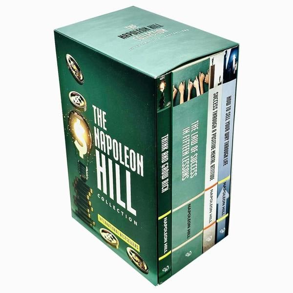Napoleon Hill 4 Books Collection Box Set – Think and Grow Rich & Success Collection