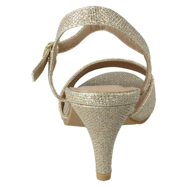 Anne Michelle Ladies Anne Michelle Buckle Fastening Wide Fit Formal Sandals F12114