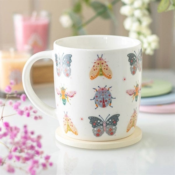 Serano Floral Bug Print Mug