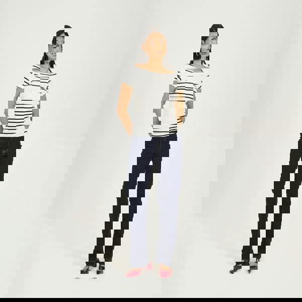 Brave Soul Indigo High Waisted Straight Leg Jeans - Indigo Image 3