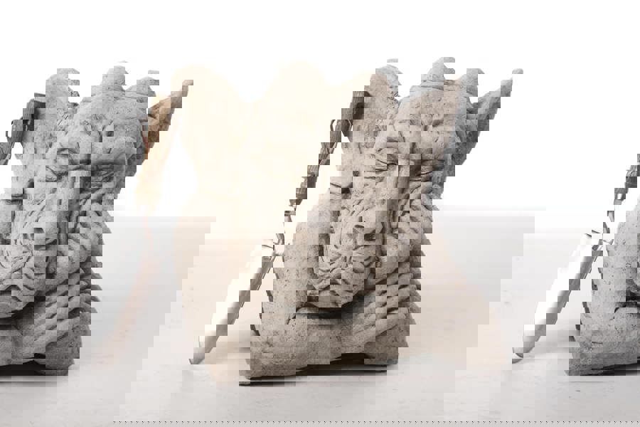 Single Sleepy Gargoyle Garden Statue