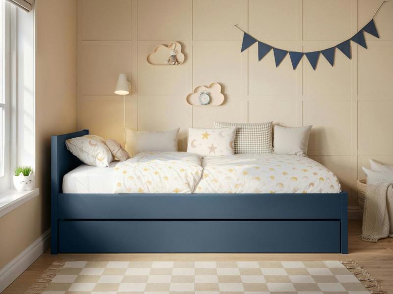 Flair Oli Single Wooden Bed with Drawers
